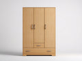 Armadio - Legno ingegnerizzato - 142x55x198 cm - Marrone chiaro - Stile moderno